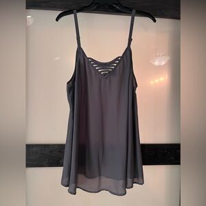 Torrid cross front tank top